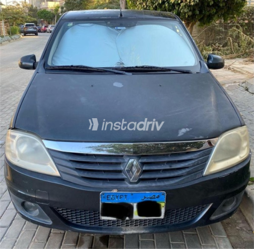 Renault Logan 2010 Black Manual Used for Sale in 6 October - 8