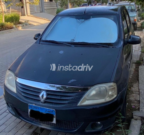 Renault Logan 2010 Black Manual Used for Sale in 6 October - 9