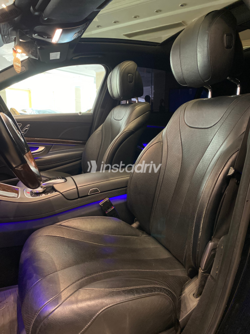 Mercedes S 450 2018 Black Automatic Used for Sale in Heliopolis - 4