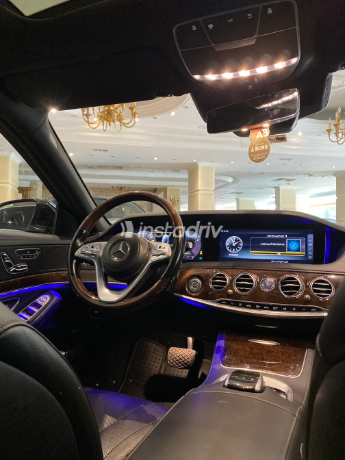 Mercedes S 450 2018 Black Automatic Used for Sale in Heliopolis - 6