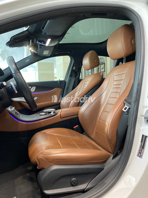 مرسيدس E 350 2020 أبيض أوتوماتيك مستعملة للبيع في مصر الجديدة - 3