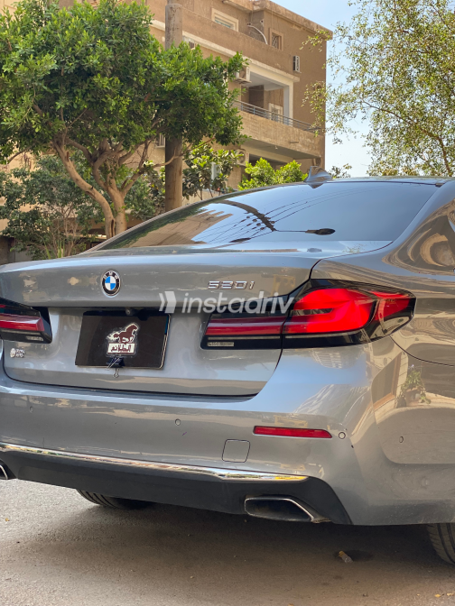 BMW 520 2023 Gray Automatic Used for Sale in Heliopolis - 3