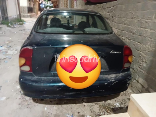 دايو لانوس 2001 أخضر غامق يدوي مستعملة للبيع في الإسكندرية - 2