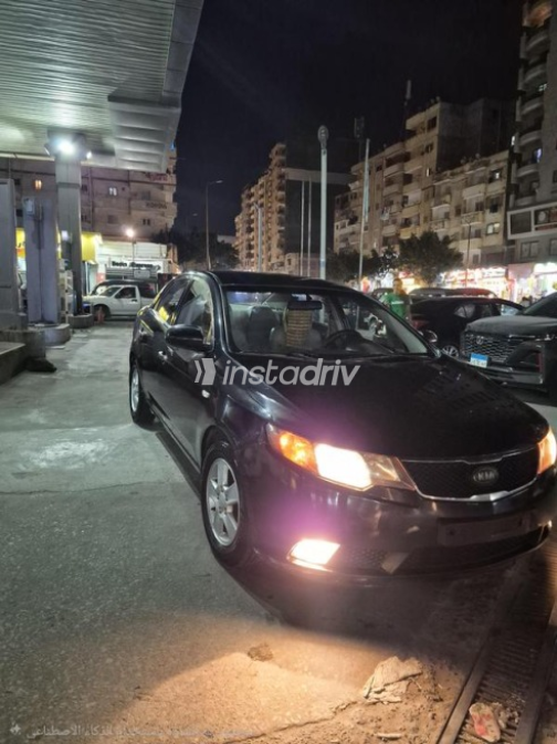 كيا فورتى 2009 أسود أوتوماتيك مستعملة للبيع في الإسكندرية - 3