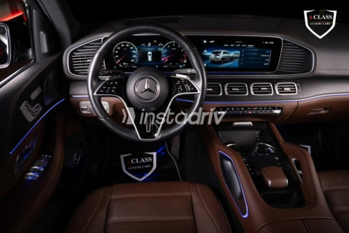 مرسيدس GLE 2024 أسود أوتوماتيك مستعملة للبيع في مدينة الشيخ زايد - 9