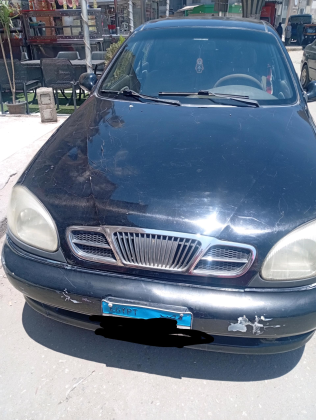 دايو لانوس 2 1999 أسود يدوي مستعملة للبيع في القليوبية‎‎