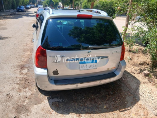 بيجو 207 SW 2007 فضي أوتوماتيك مستعملة للبيع في العبور - 3