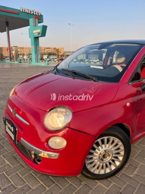 فيات 500 2009 أحمر غامق أوتوماتيك مستعملة للبيع في مدينة نصر - 1