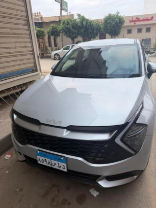 كيا سبورتاج 2024 رمادي أوتوماتيك مستعملة للبيع في المنصورة