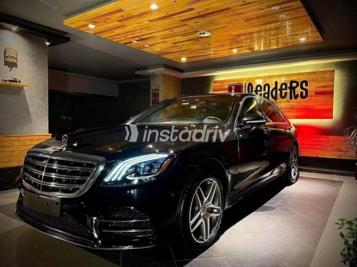 مرسيدس S 450 2019 أسود أوتوماتيك مستعملة للبيع في الدقى - 2