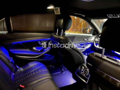 مرسيدس S 450 2019 أسود أوتوماتيك مستعملة للبيع في الدقى - 3