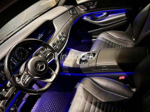 مرسيدس S 450 2019 أسود أوتوماتيك مستعملة للبيع في الدقى - 6