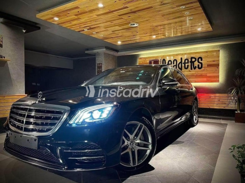 مرسيدس S 450 2019 أسود أوتوماتيك مستعملة للبيع في الدقى - 7