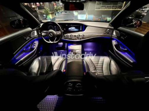 مرسيدس S 450 2019 أسود أوتوماتيك مستعملة للبيع في الدقى - 8