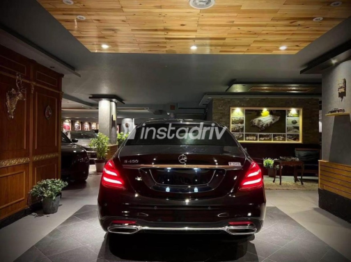 مرسيدس S 450 2019 أسود أوتوماتيك مستعملة للبيع في الدقى - 10