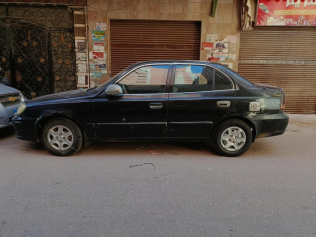 هيونداي فيرنا 2008 أسود يدوي مستعملة للبيع في دمنهور