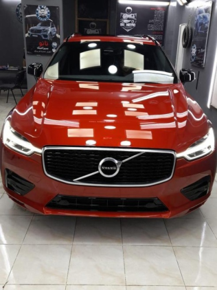 فولفو XC60 2019 أحمر غامق أوتوماتيك مستعملة للبيع في مدينة الشيخ زايد