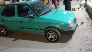 سكودا فيليشيا 1995 أخضر يدوي مستعملة للبيع في المرج
