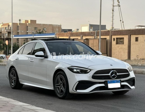مرسيدس C 180 2023 أبيض أوتوماتيك مستعملة للبيع في القاهرة - 7