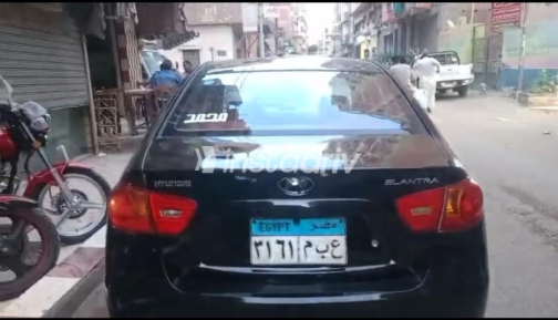 هيونداي إلنترا اتش دى 2010 أسود أوتوماتيك مستعملة للبيع في المحلة - 3