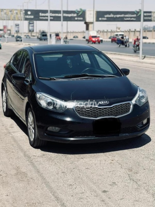 Kia Cerato 2014 Black Automatic Used for Sale in Greater Cairo ( Cairo + Giza) - 1