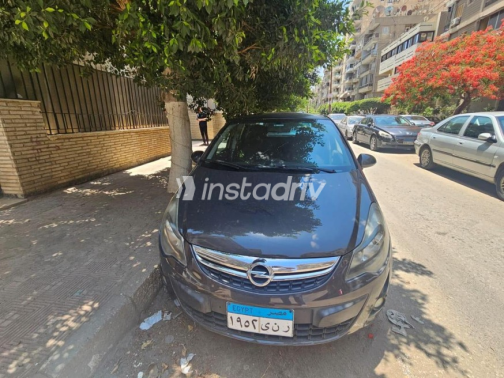 Opel Corsa 2014 Black Automatic Used for Sale in Cairo - 1