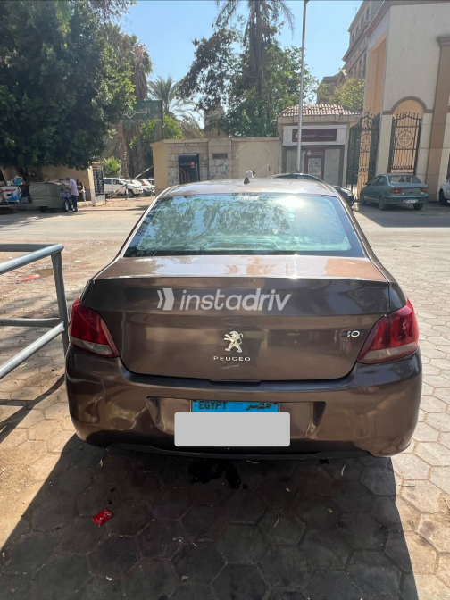 Peugeot 301 2014 Brown Automatic Used for Sale in Nasr city - 2