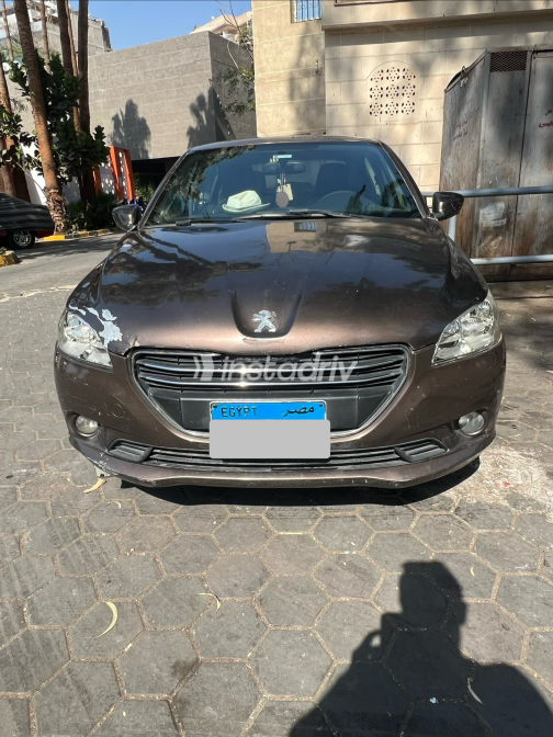 Peugeot 301 2014 Brown Automatic Used for Sale in Nasr city - 5