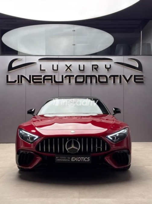 Mercedes SL Class 2024 Red Automatic Used for Sale in Cairo - 1
