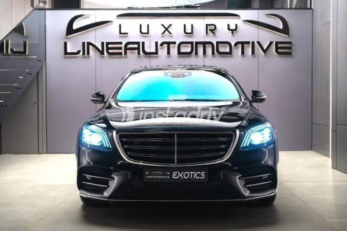 Mercedes S 450 2020 Black Automatic Used for Sale in Cairo - 1