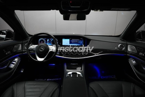 Mercedes S 450 2020 Black Automatic Used for Sale in Cairo - 2