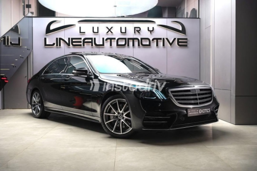 Mercedes S 450 2020 Black Automatic Used for Sale in Cairo - 3