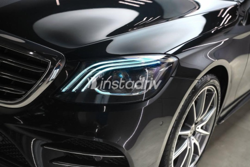 Mercedes S 450 2020 Black Automatic Used for Sale in Cairo - 4