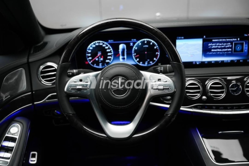 Mercedes S 450 2020 Black Automatic Used for Sale in Cairo - 6