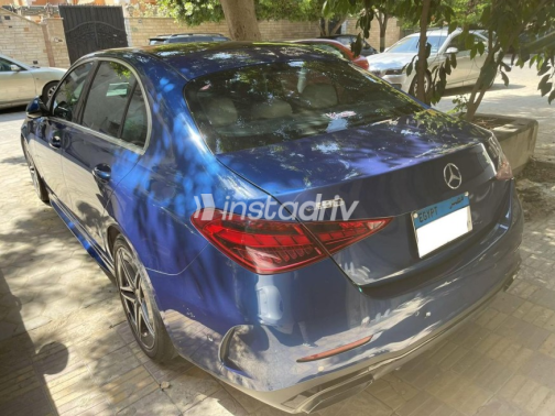 Mercedes C 180 2022 Dark Blue Automatic Used for Sale in Cairo - 6