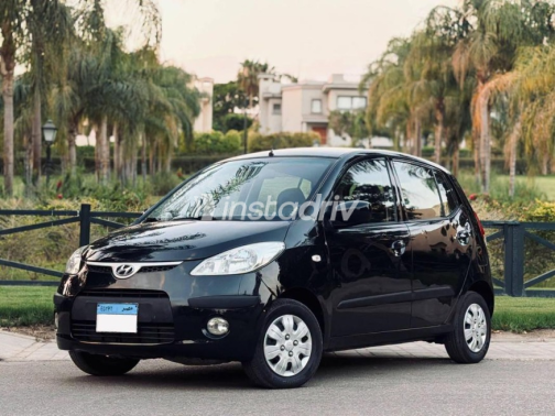 هيونداي I10 2009 أسود أوتوماتيك مستعملة للبيع في المعادى - 2