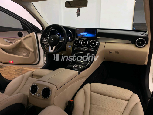 Mercedes C 180 2020 White Automatic Used for Sale in Heliopolis - 2