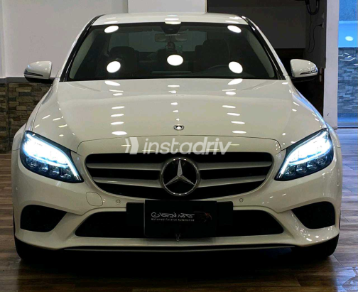 Mercedes C 180 2020 White Automatic Used for Sale in Heliopolis - 4