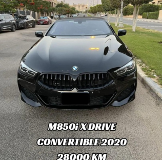 بي ام دبليو M850 2020 أسود أوتوماتيك مستعملة للبيع في مدينة الشيخ زايد