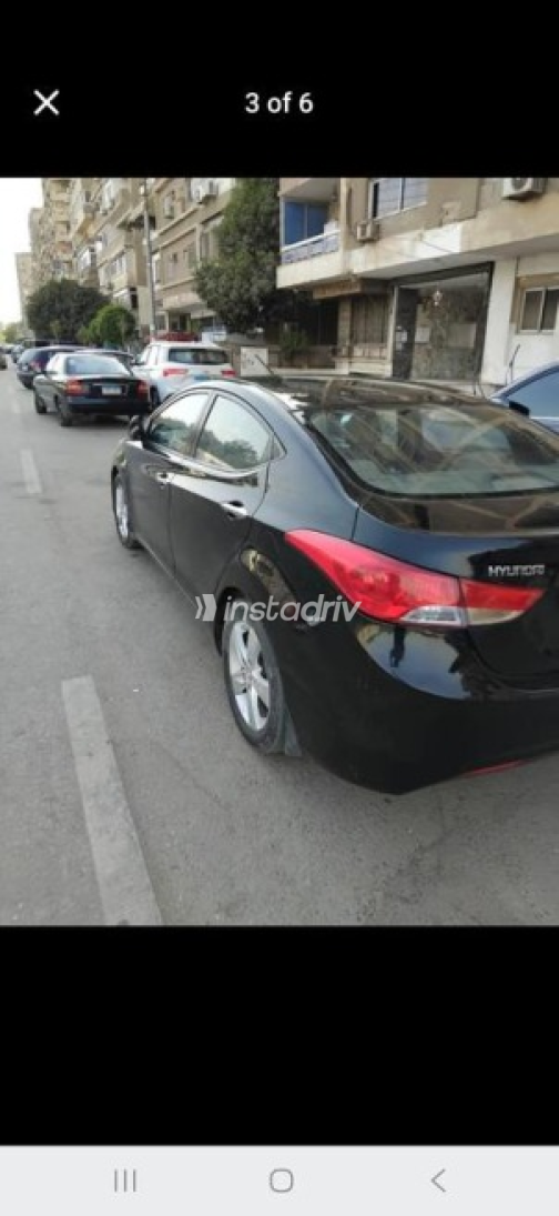 هيونداي إلنترا ام دى 2013 أسود أوتوماتيك مستعملة للبيع في مدينة نصر - 1