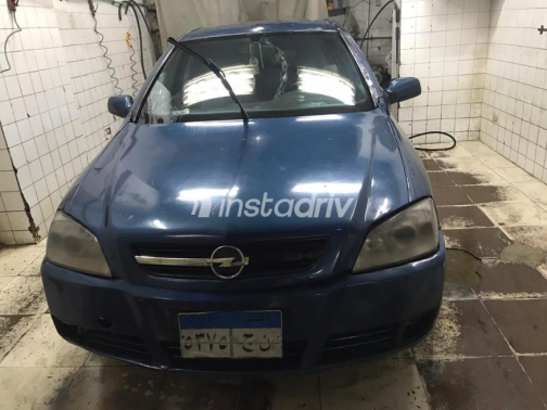 Opel Astra 2003 Dark Blue Manual Used for Sale in El Haram - 2