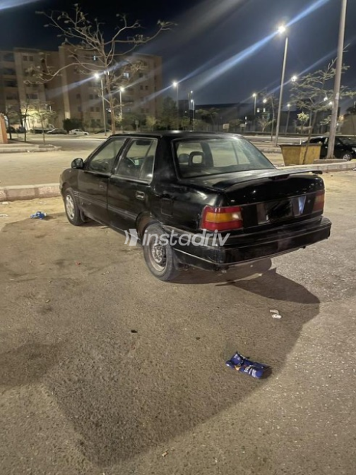 هيونداي اكسيل 1996 أسود يدوي مستعملة للبيع في 6 أكتوبر - 1