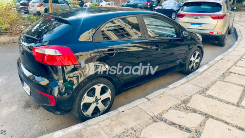 Kia Rio 2016 Black Automatic Used for Sale in Cairo - 3