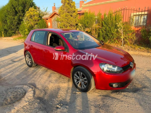 Volkswagen Golf 6 2011 Dark Red Automatic Used for Sale in Sheikh Zayed City - 6