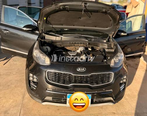 كيا سبورتاج 2019 أسود أوتوماتيك مستعملة للبيع في المنصورة - 5