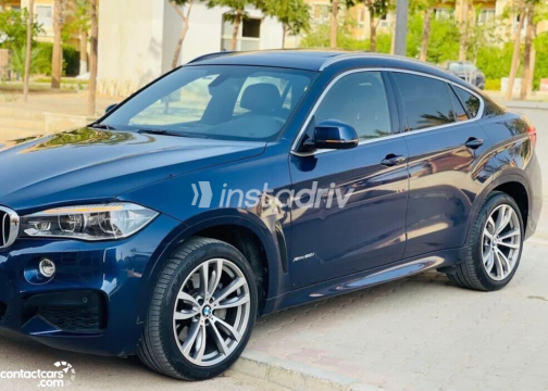 بي ام دبليو X6 2017 أزرق أوتوماتيك مستعملة للبيع في طنطا - 3