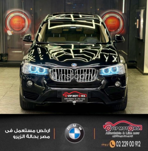 BMW X3 2015 Black Automatic Used for Sale in Cairo - 1