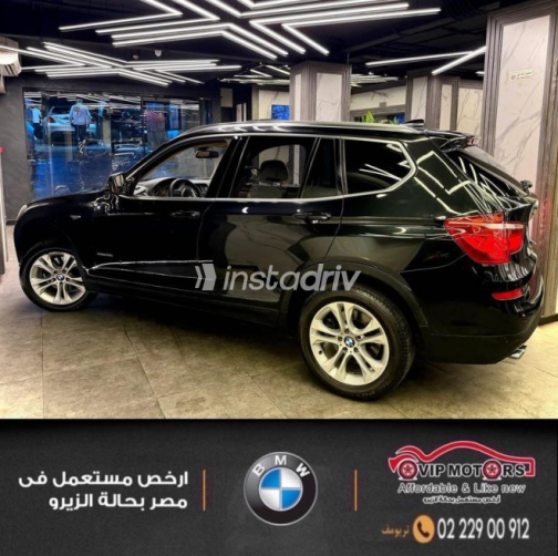 BMW X3 2015 Black Automatic Used for Sale in Cairo - 2