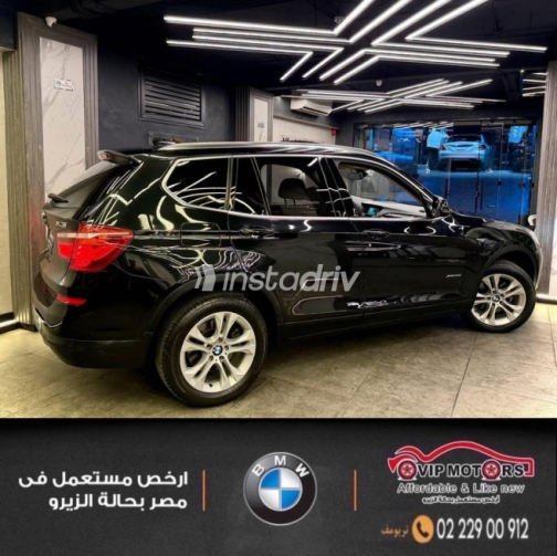 BMW X3 2015 Black Automatic Used for Sale in Cairo - 4