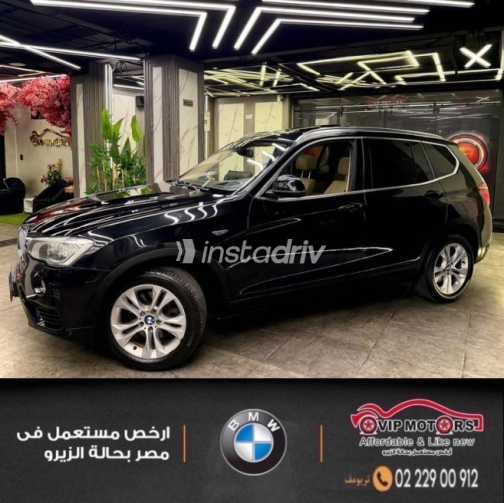 BMW X3 2015 Black Automatic Used for Sale in Cairo - 6